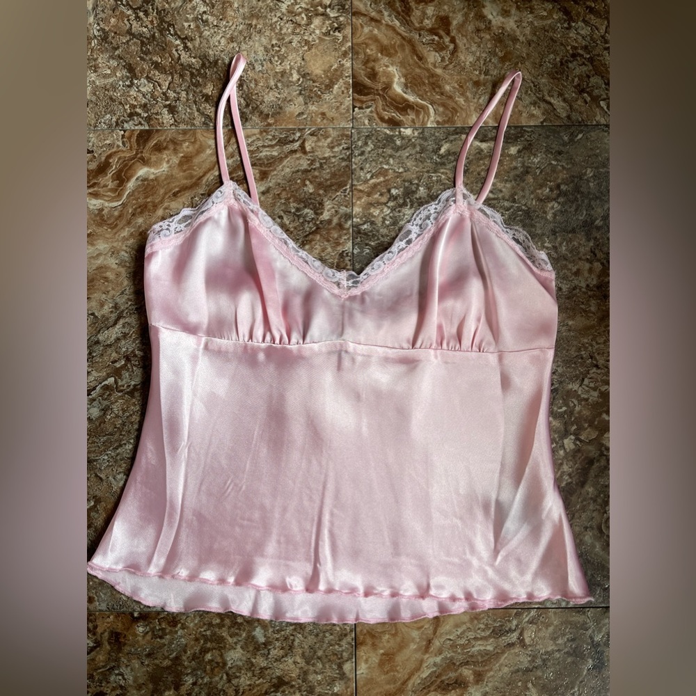 Pink Camisole with Lace NWOT